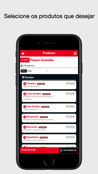 Pizzaria Passione App Screenshot