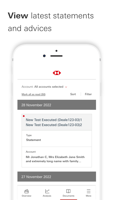 HSBC Private Banking UK Screenshot