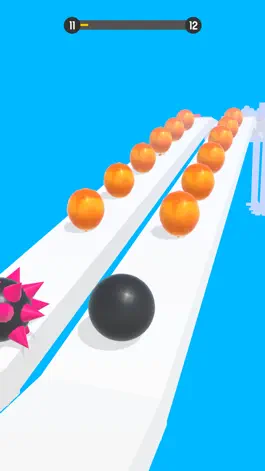 Game screenshot Spiked Ball Race apk