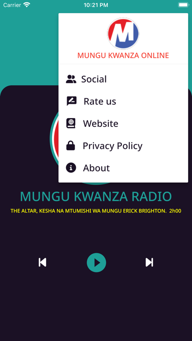 Mungu Kwanza Radio Screenshot