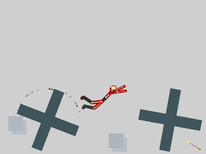 Stickman Crash Dismounting