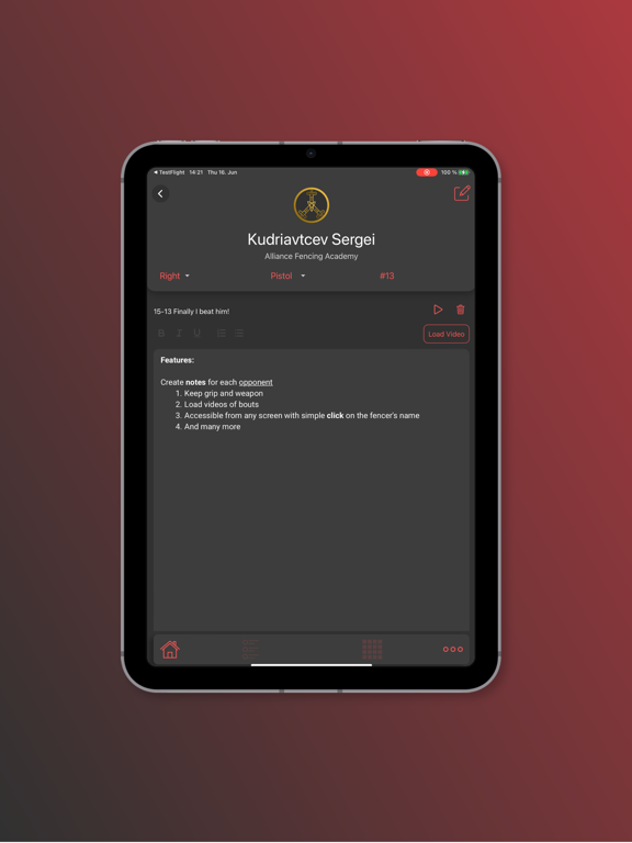 Stab Hub iPad screenshot 3 - Sports app