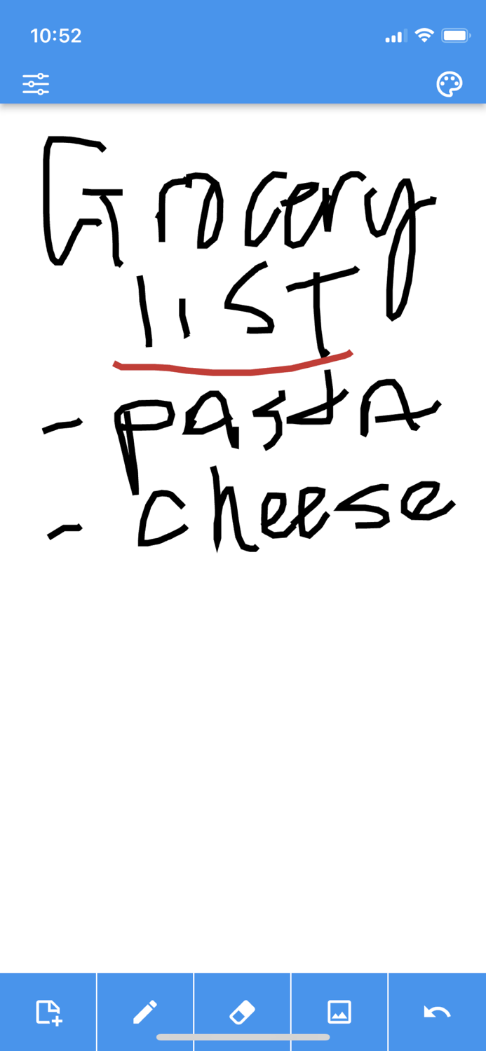 Jot it down - notes and draw