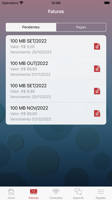 Rocha Telecom - Cliente Screenshot