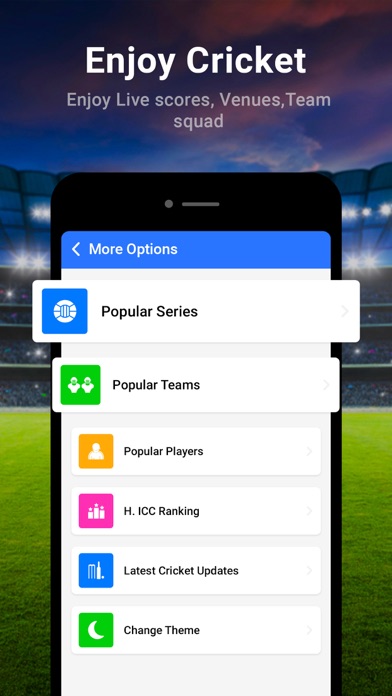 Live Cricket Score - Line Live Screenshot