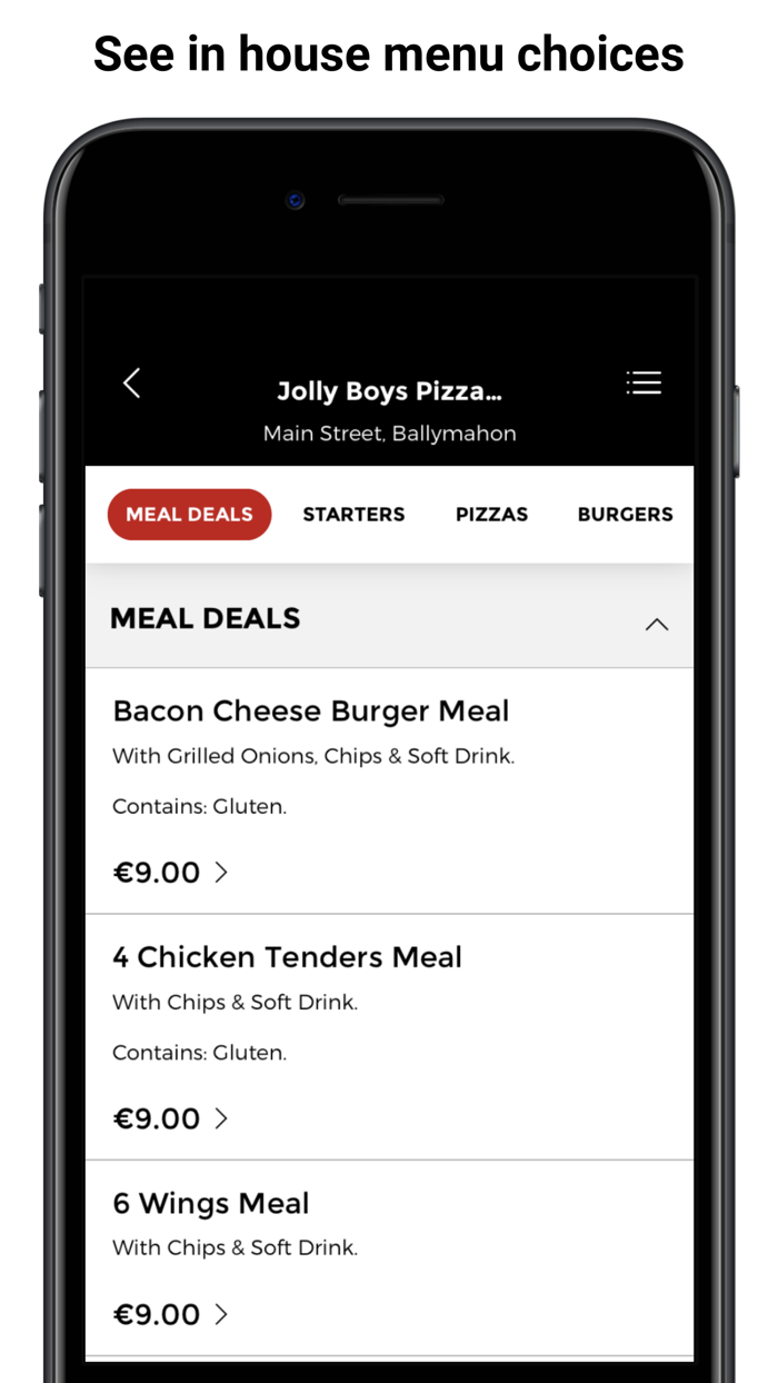 Jolly Boys Pizza and Grill App