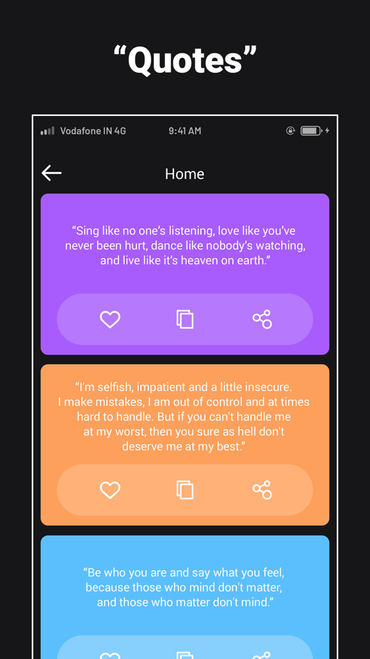 #3. Quote IT : Quotes Creator (iOS) Ved: Axita Ghevariya