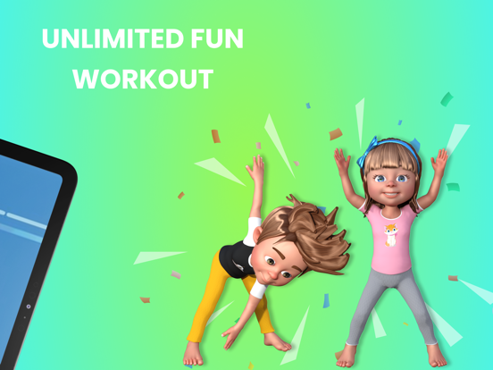 Fitness for Kids: Kids Workout iPad screenshot 5 - Health & Fitness app
