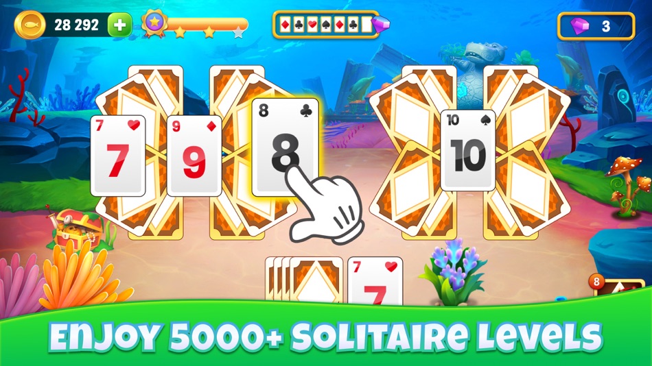 #1. Solitaire TriPeaks & Klondike (iOS) بواسطة: Chai Lai