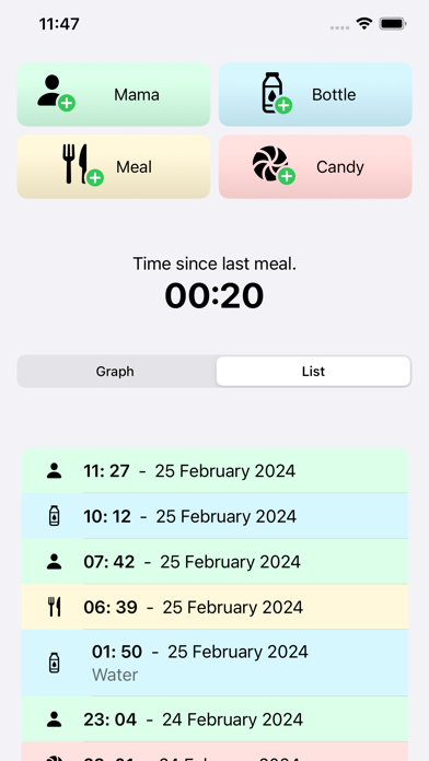 Screenshot 1 of Baby it's time App