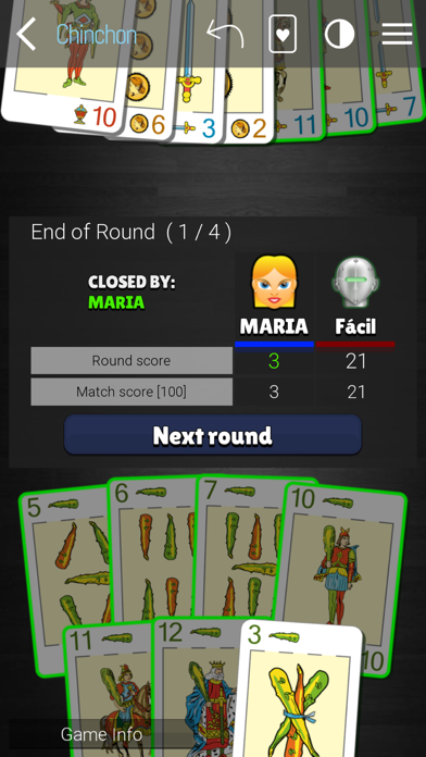 Chinchon cards Screenshot
