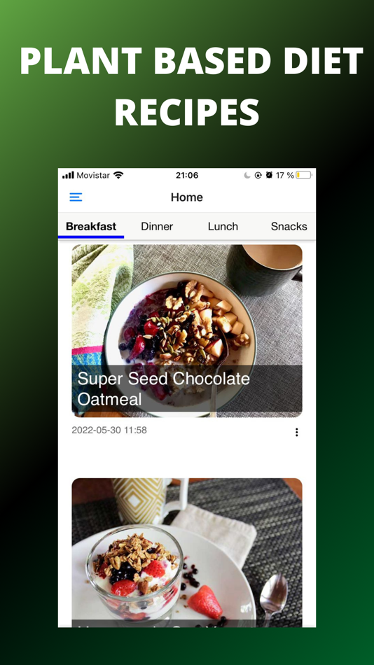 Plant Based Diet Recipes App - 1.0 - (iOS)