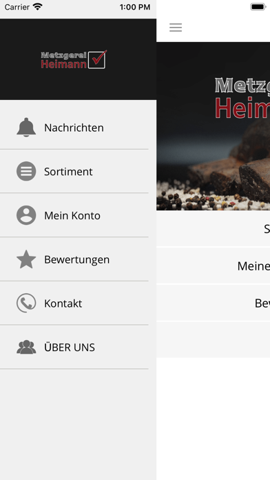 Metzgerei Heimann Screenshot