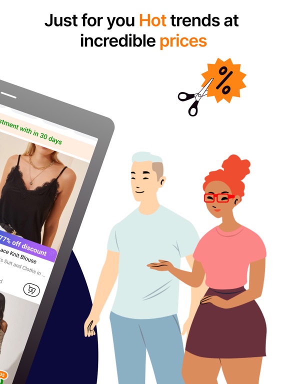 MarkaBu iPad screenshot 2 - Shopping app