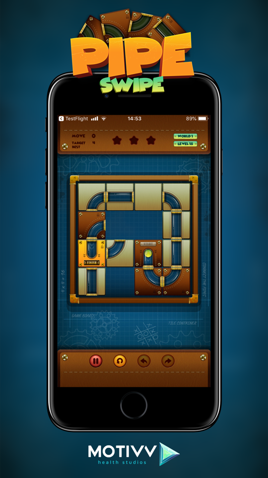 #1. Pipe Swipe+ (iOS) Podle: Motivve Health Studios, LLC