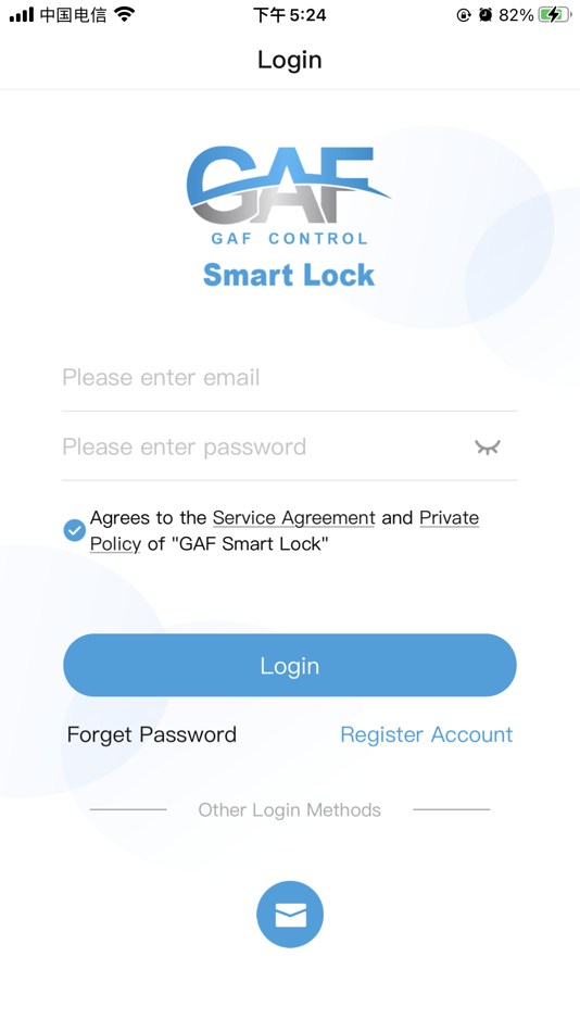 #3. GAF Smart Lock (iOS) Podle: 广东必达保安系统有限公司