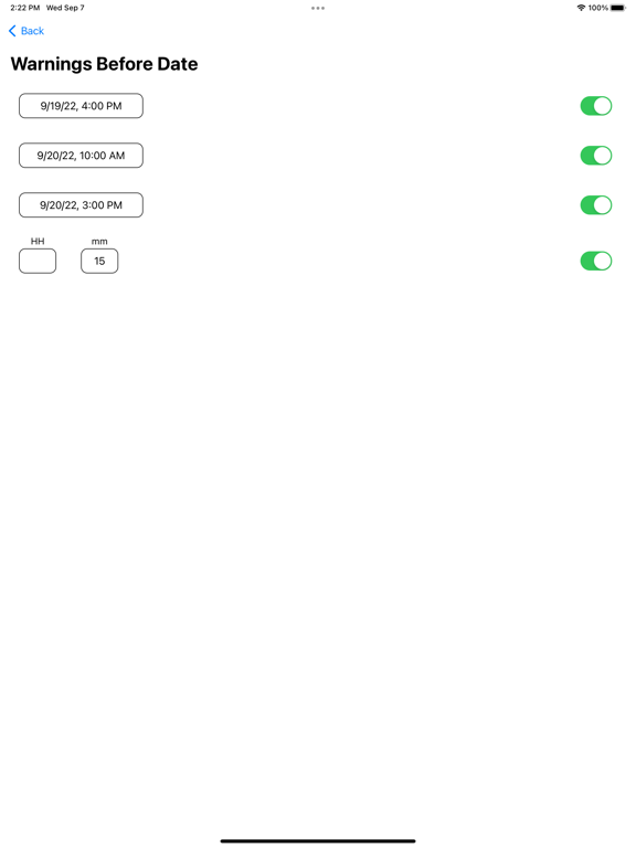 Screenshot #6 pour RemBefore
