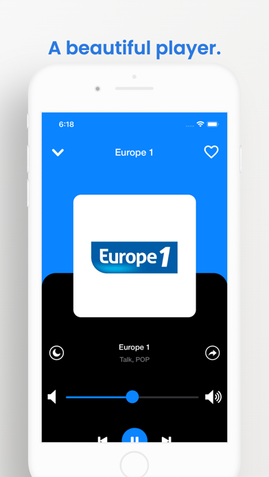 French radio stations online Screenshot