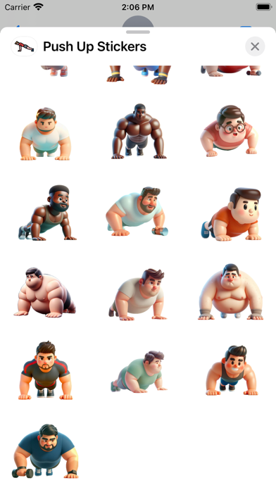 Screenshot #2 pour Push Up Stickers
