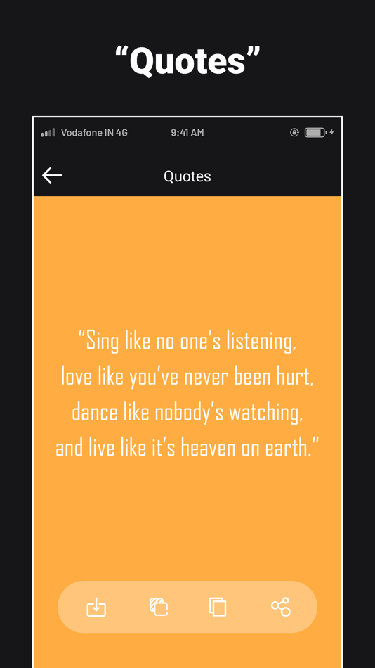 #2. Quote IT : Quotes Creator (iOS) Ved: Axita Ghevariya