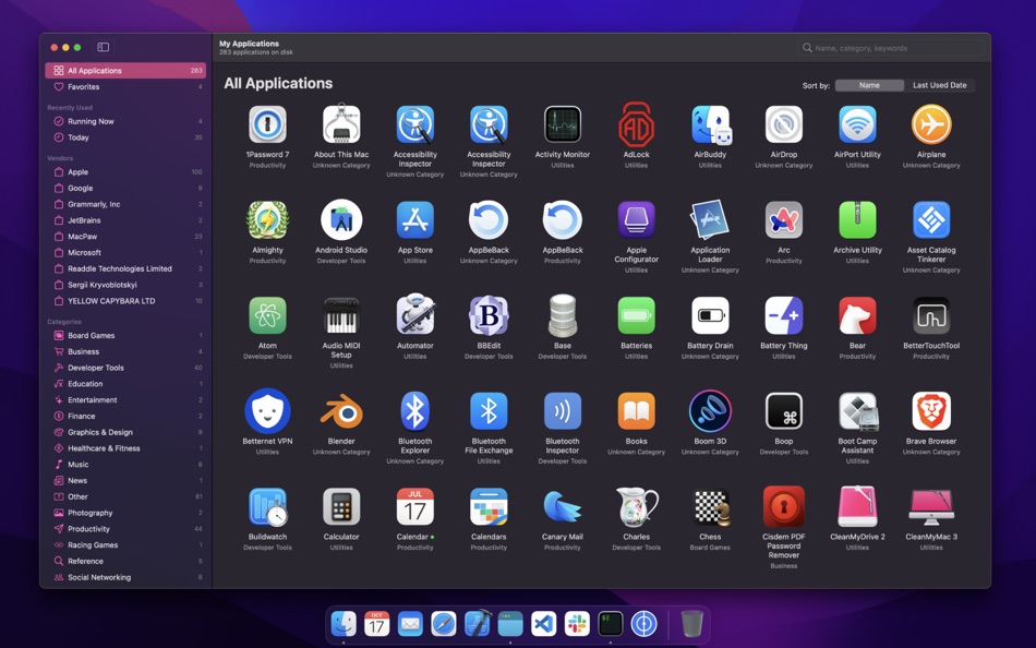 #1. My Applications (macOS) 由: Sergii Kryvoblotskyi
