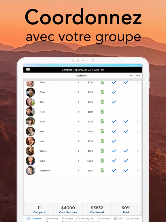 Screenshot #6 pour Pro Camping Planner