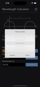 Wavelength Calculator screenshot #8 for iPhone