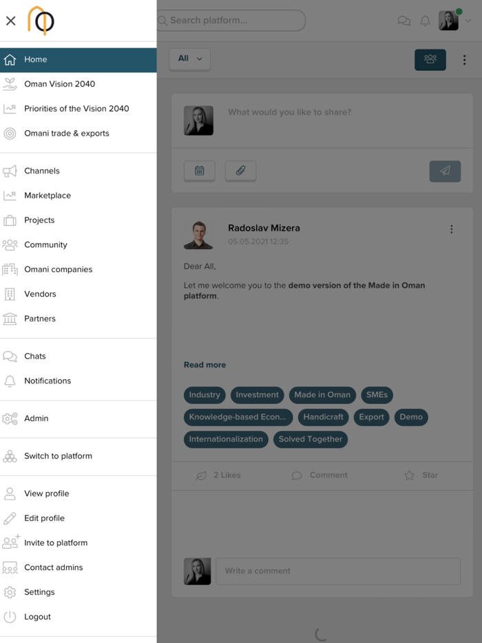 Oman Exports Platform