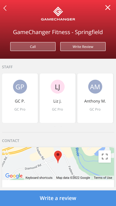 GameChanger Fitness Screenshot