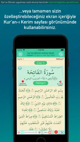 Game screenshot Kuran Bilmek Kelime Mana Meal apk