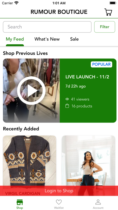 RUMOUR BOUTIQUE Screenshot
