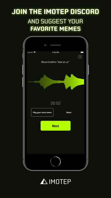 Imotep - memes & voice memos Screenshot