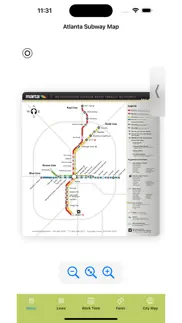 atlanta subway map iphone screenshot 2