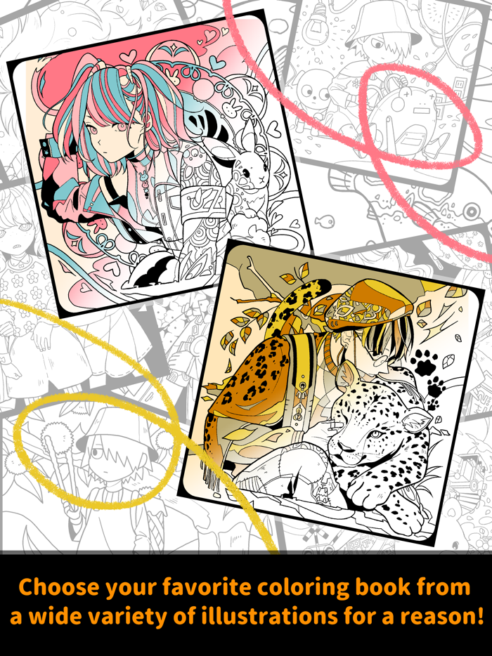 Coloring puzzle-Colorful Games