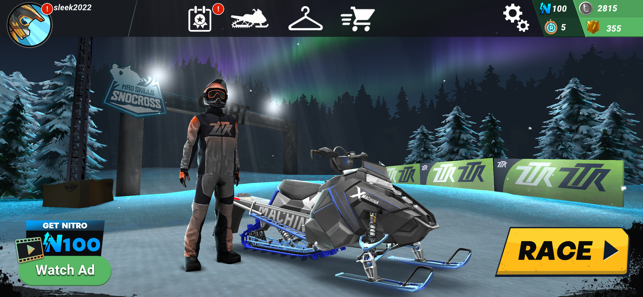 ‎Mad Skills Snocross Screenshot