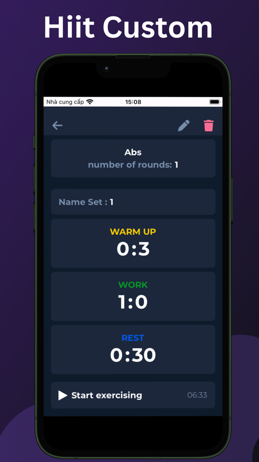 #1. Timer Hiit: Workouts Timer (iOS) 由: Huy Huynh Thanh