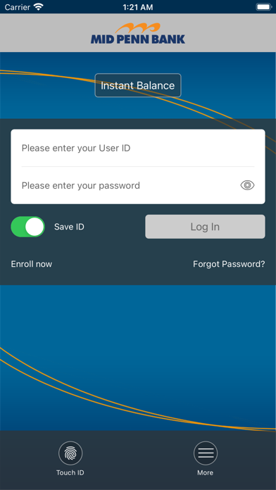 Mid Penn Bank Mobile Banking Screenshot