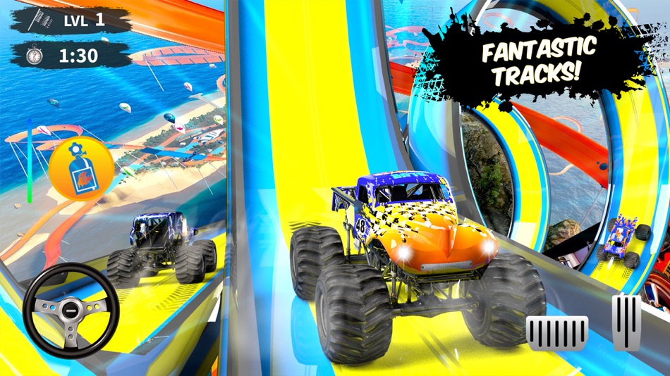 #2. Monster Truck Game Race off 3D (iOS) 由: GameEnix