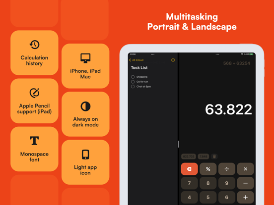 Calculator M+ iPad app afbeelding 6