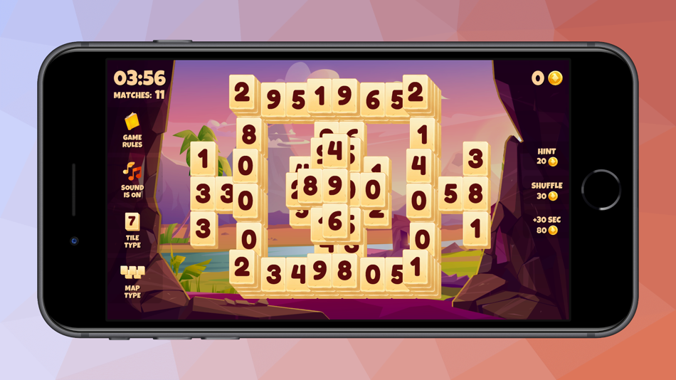#1. Mahjong With Numbers (iOS) 来自: Vanja Milivojevic