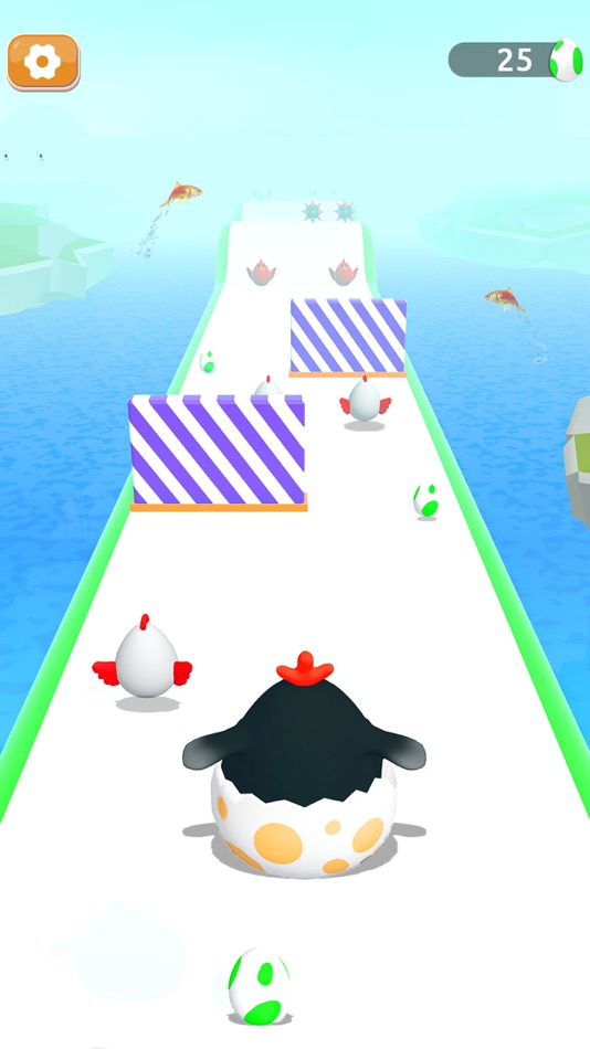 #2. Egg Run 3D (iOS) 来自: Adnan Sohail