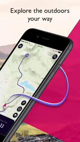 Game screenshot OS Maps: Hiking & Bike Trails apk