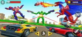 Game screenshot Dragon Robot FireFighter Truck apk
