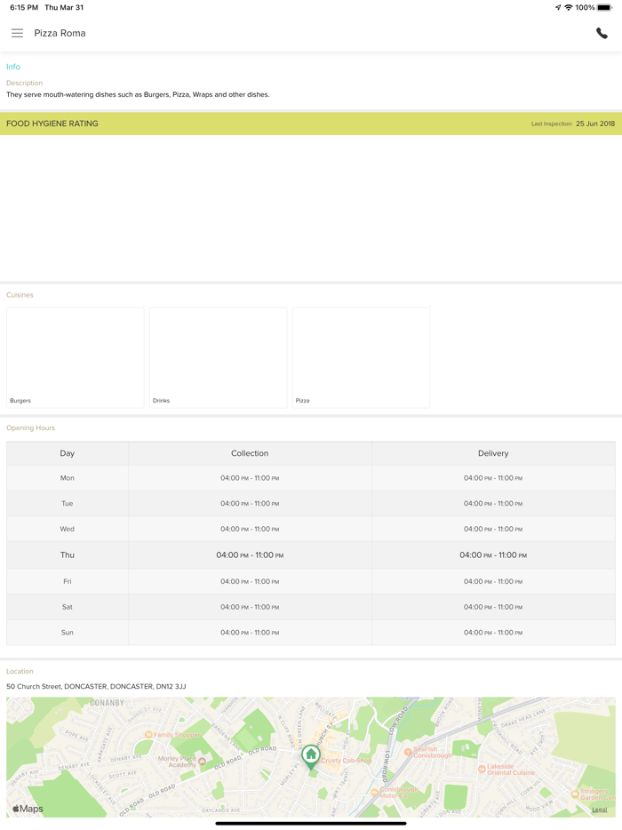 Pizza Roma Doncaster