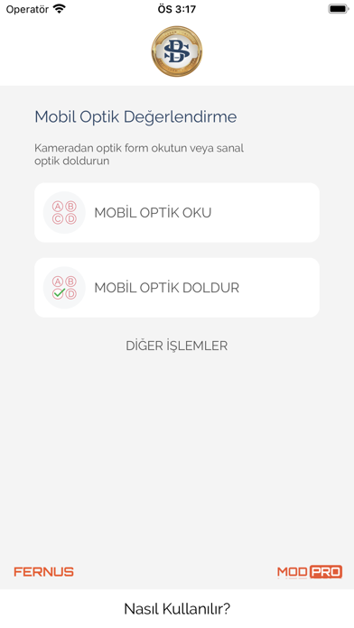 Bilgi Sarmal Optik Okuma Screenshot