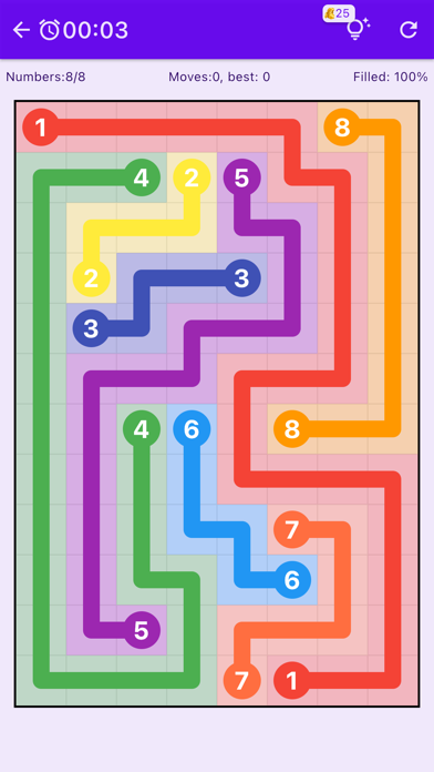 NumberLink-Dots Connect Puzzle Screenshot