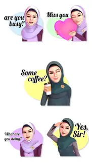 hijab girl stickers- wasticker iphone screenshot 1