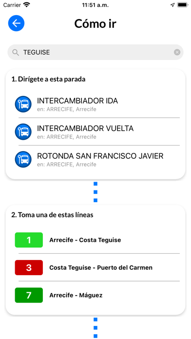 Movilidad Lanzarote Screenshot