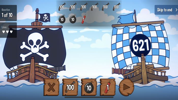 Pirate Plunder Place Value