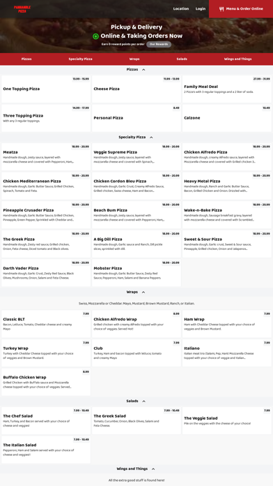 Panhandle Pizza Screenshot